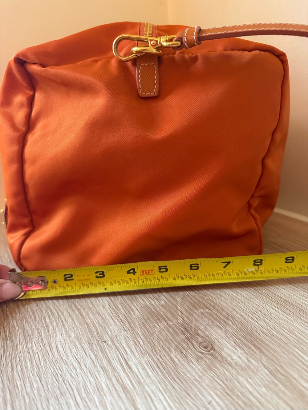 Prada Nylon Travel Bag in Orange NWT - Picture 15 of 16